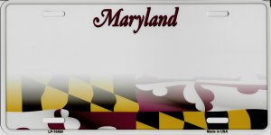 Maryland State Look A Like Metal LICENSE PLATE