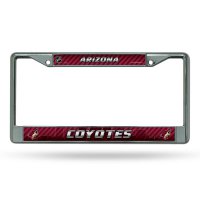 Arizona Coyotes Chrome License Plate Frame