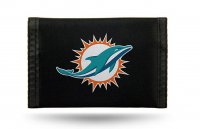 Miami Dolphins Nylon Trifold Wallet