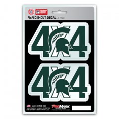 Michigan State Spartans 4x4 DECAL Pack