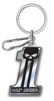 Harley Davidson #1 Skull Enamel Key Chain