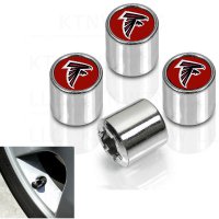 Atlanta Falcons Chrome Valve Stem Caps
