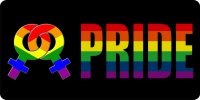 Female Pride Photo License Plate