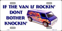 If Van Is Rockin' Don't Bother Knockin' License Plate