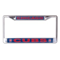 Chicago Cubs Laser Chrome License Plate Frame