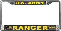 U.S. Army Ranger License Plate Frame