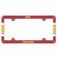 USC Trojans Full Color Plastic License Plate Frame