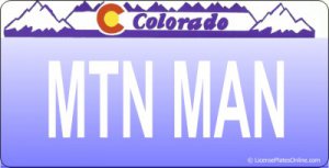 Design It Yourself Custom Colorado State Look-Alike Plate