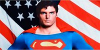 Superman on Flag