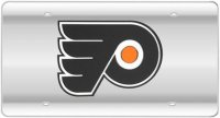 Philadelphia Flyers (Silver) Laser License Plate