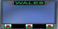 Wales Flag Photo License Plate Frame