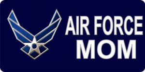 Air Force Mom Photo License Plate