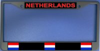 Netherlands Flag Photo License Plate Frame