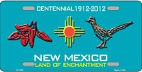 New Mexico Metal License Plate