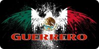 Mexico Guerrero Eagle Photo License Plate