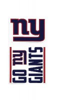 New York Giants Double Up Die Cut Vinyl Stickers