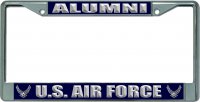 U.S. Air Force Alumni Chrome License Plate Frame