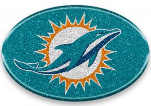 Miami Dolphins Color Bling Emblem