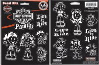 Harley-Davidson Family Decal Set