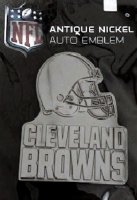 Cleveland Browns Antique Nickel Auto Emblem