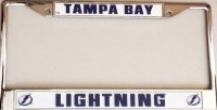 Tampa Bay Lightning Chrome License Plate Frame