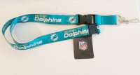 Miami Dolphins Aqua Green Lanyard With Safety Latch