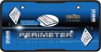 Black Perimeter License Plate Frame