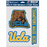 UCLA Bruins 3 Fan Pack Decals