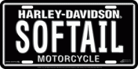 Harley-Davidson Softail License Plate