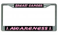 Breast Cancer Awareness Photo License Plate Frame