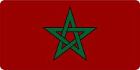 Moorish Star Photo License Plate