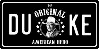 The Duke John Wayne Original American Hero Photo License Plate