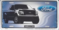 Ford F150 Metal License Plate