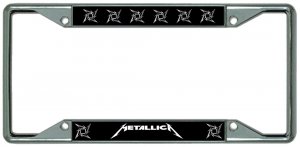 Metallica Every State Chrome License Plate Frame