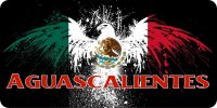 Mexico Aguascalientes Eagle Photo License Plate