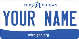 Pure Michigan Blank Photo LICENSE PLATE  Free Personalization on this PLATE