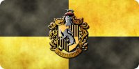 Harry Potter Hufflepuff Photo License Plate