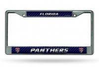 Florida Panthers Chrome License Plate Frame