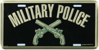 Military Police License Plate