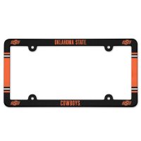 Oklahoma State Cowboys Full Color Plastic License Plate Frame
