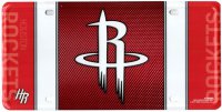 Houston Rockets Metal License Plate