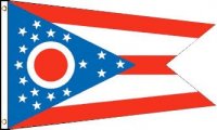 Ohio Polyester Flag