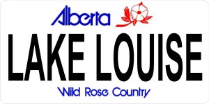 Alberta Lake Louise Photo LICENSE PLATE Free Personalization on this PLATE