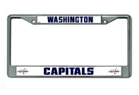 Washington Capitals Chrome License Plate Frame