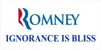 Romney Ignorance is Bliss