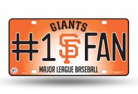 San Francisco Giants #1 Fan Metal License Plate
