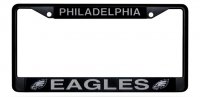 Philadelphia Eagles Black License Plate Frame