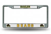 Baylor Bears Chrome License Plate Frame