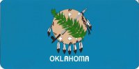 Oklahoma State Flag Photo License Plate