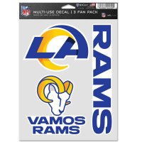 Los Angeles Rams 3 Fan Pack Decals